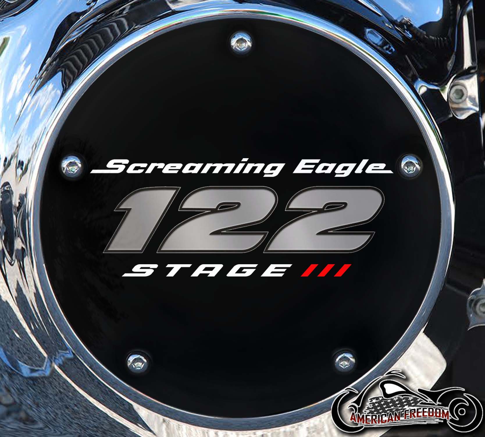 Screaming Eagle Stage III 122 Derby Cover